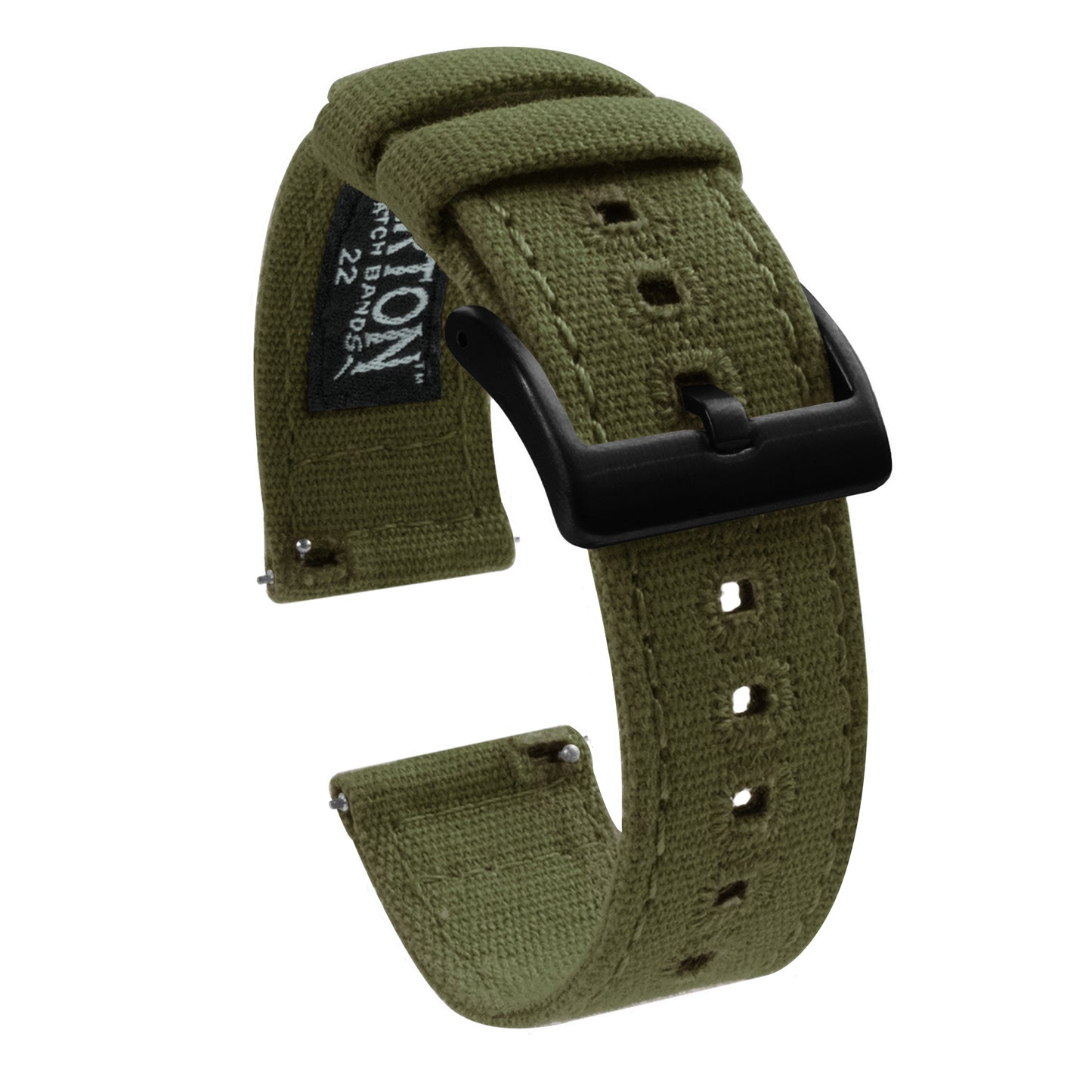 Samsung Galaxy Watch4 | Army Green Canvas - Barton Watch Bands