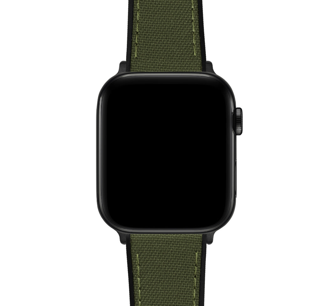 44mm Forest Green Leather Loop - Medium - Business - Apple (IE)