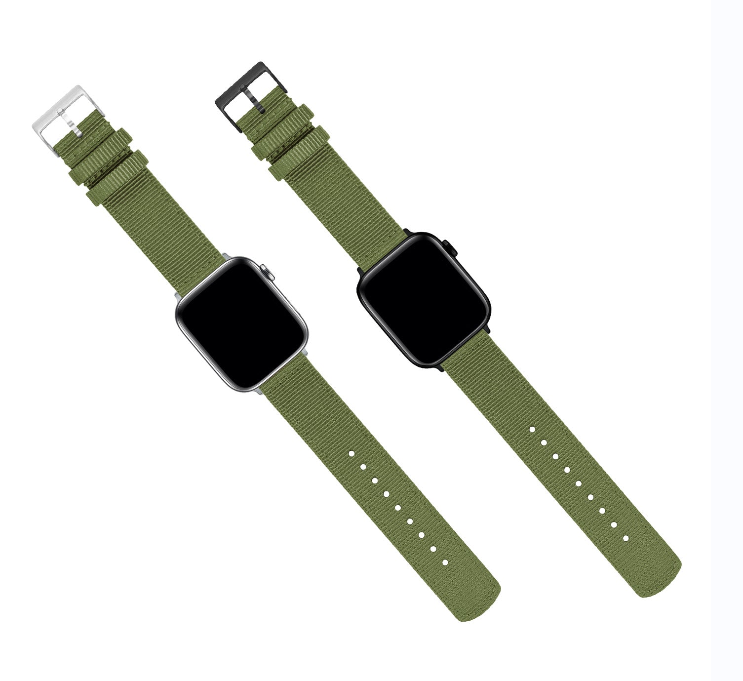 Military style apple sale watch band