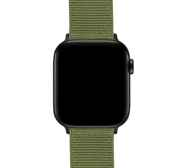 Apple Watch | Two-piece NATO® style | Army Green - Barton Watch Bands