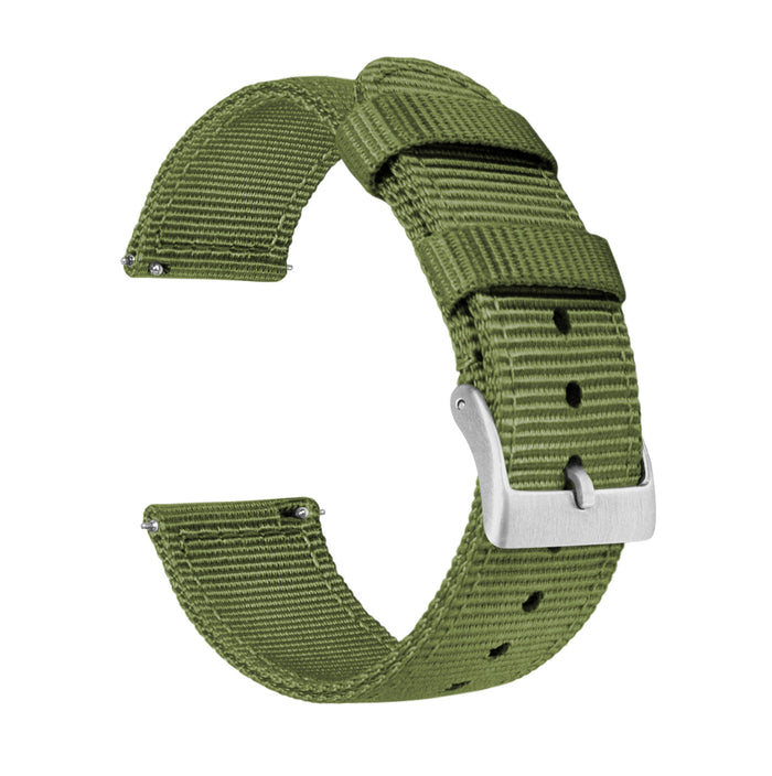 Army Green | Two-Piece NATO Style - Barton Watch Bands