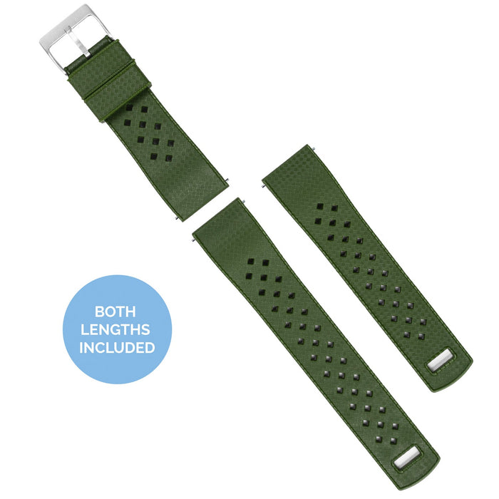 MOONSWATCH Bip | Tropical-Style | Army Green - Barton Watch Bands