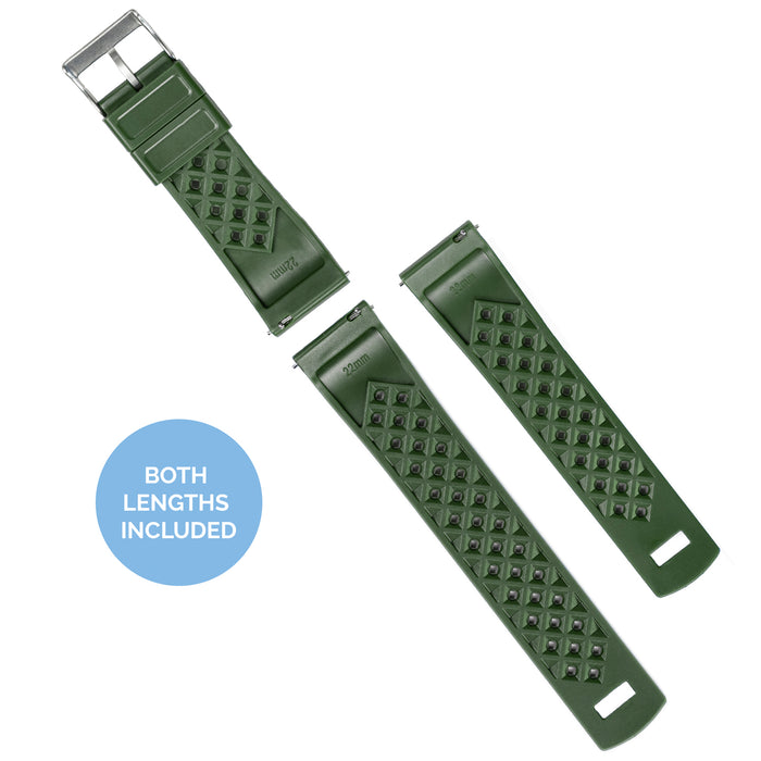 Amazfit Bip | Tropical-Style | Army Green - Barton Watch Bands