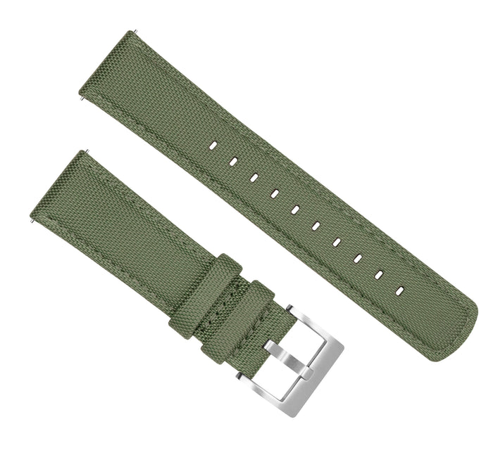 Fossil Sport | Sailcloth Quick Release | Army Green - Barton Watch Bands