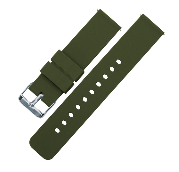 Samsung Galaxy Watch5 |  Silicone | Army Green - Barton Watch Bands