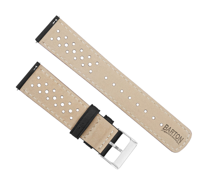 Black | Racing Horween Leather - Barton Watch Bands