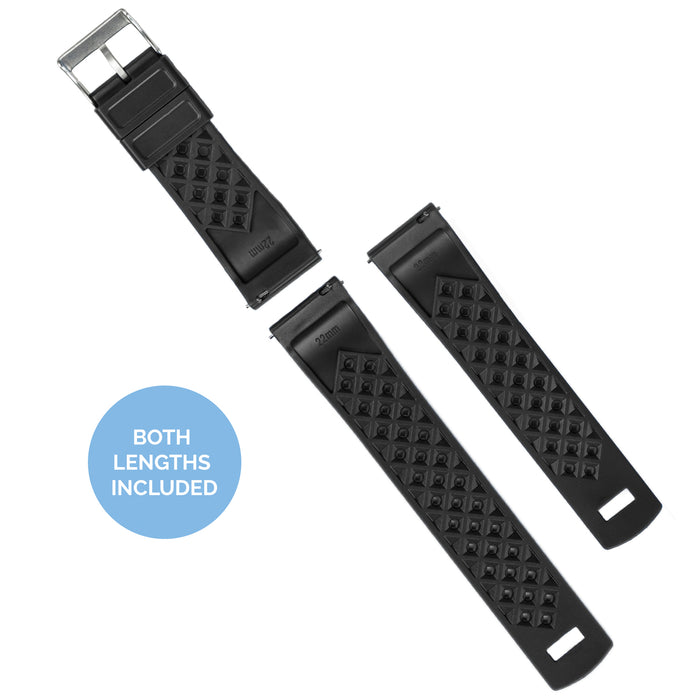 Fossil Q | Tropical-Style | Black - Barton Watch Bands