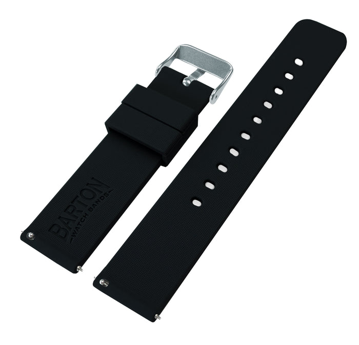 Samsung Galaxy Watch4 | Silicone | Black - Barton Watch Bands