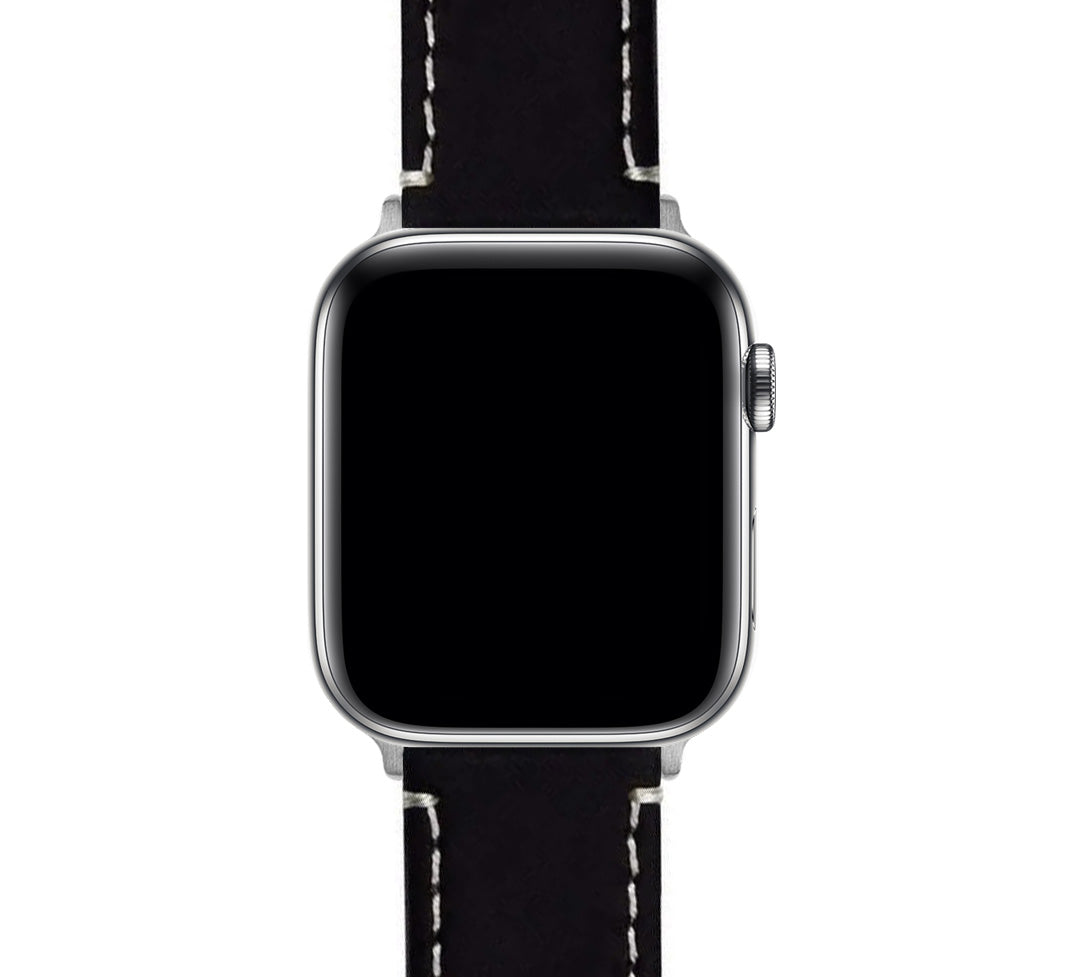 Apple watch series hotsell 4 black leather band