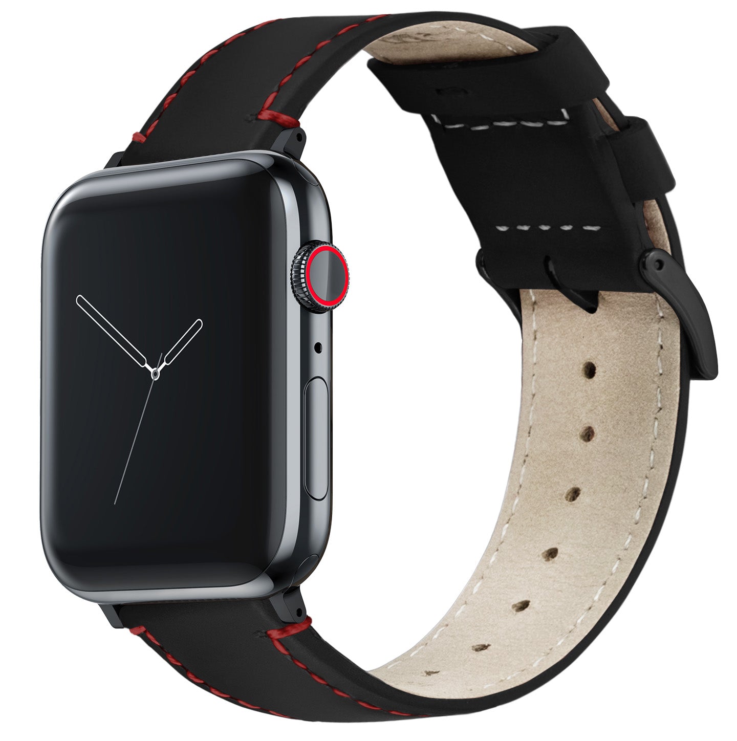 Leather belt apple discount watch