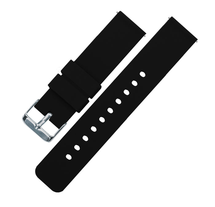 Samsung Galaxy Watch3 | Silicone | Black - Barton Watch Bands