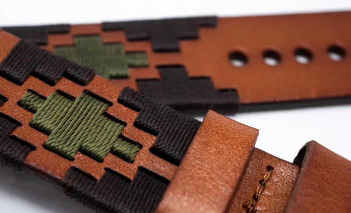 Brown & Green | Gaucho - Barton Watch Bands