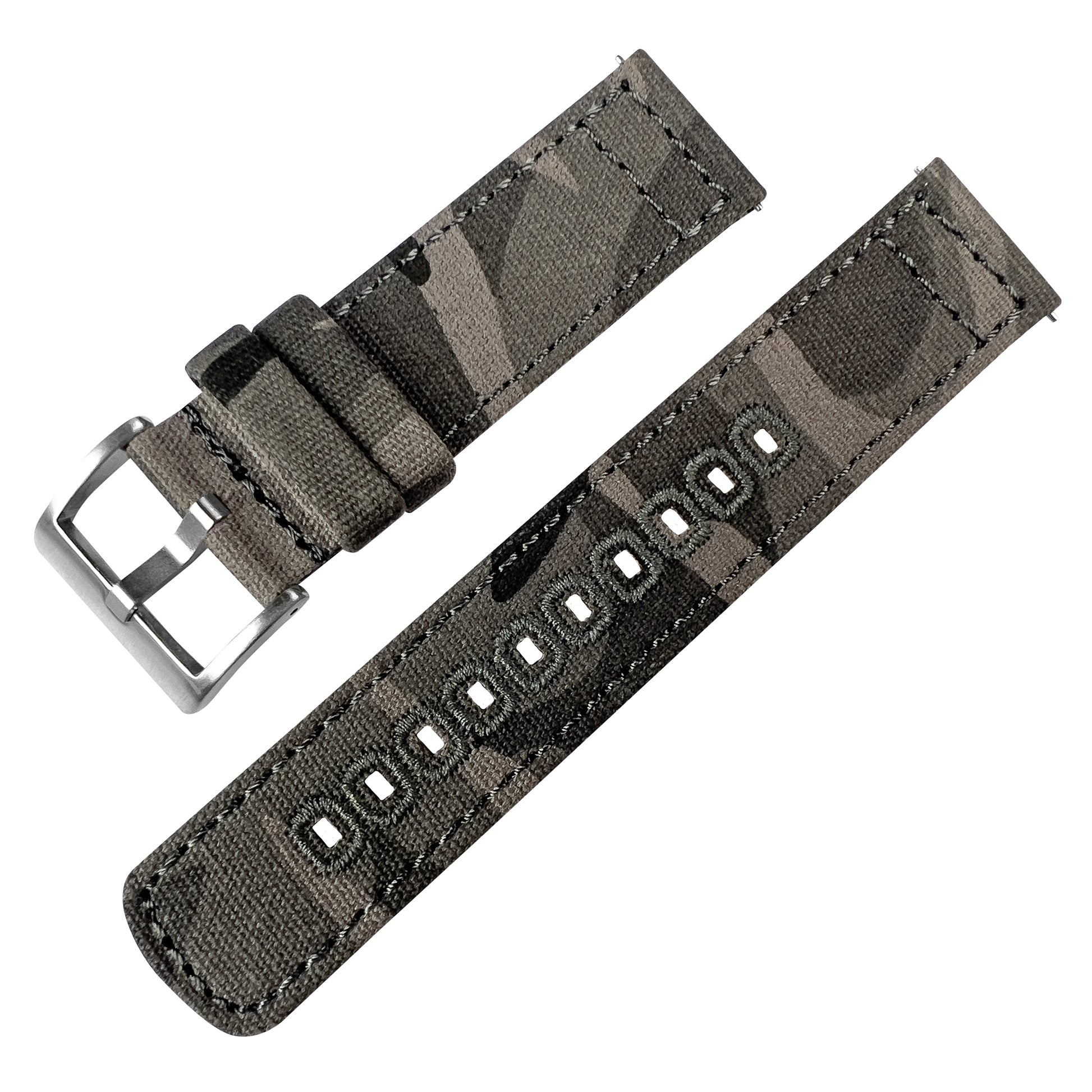 Samsung Galaxy Watch3  Navy Camouflage Canvas – Barton Watch Bands