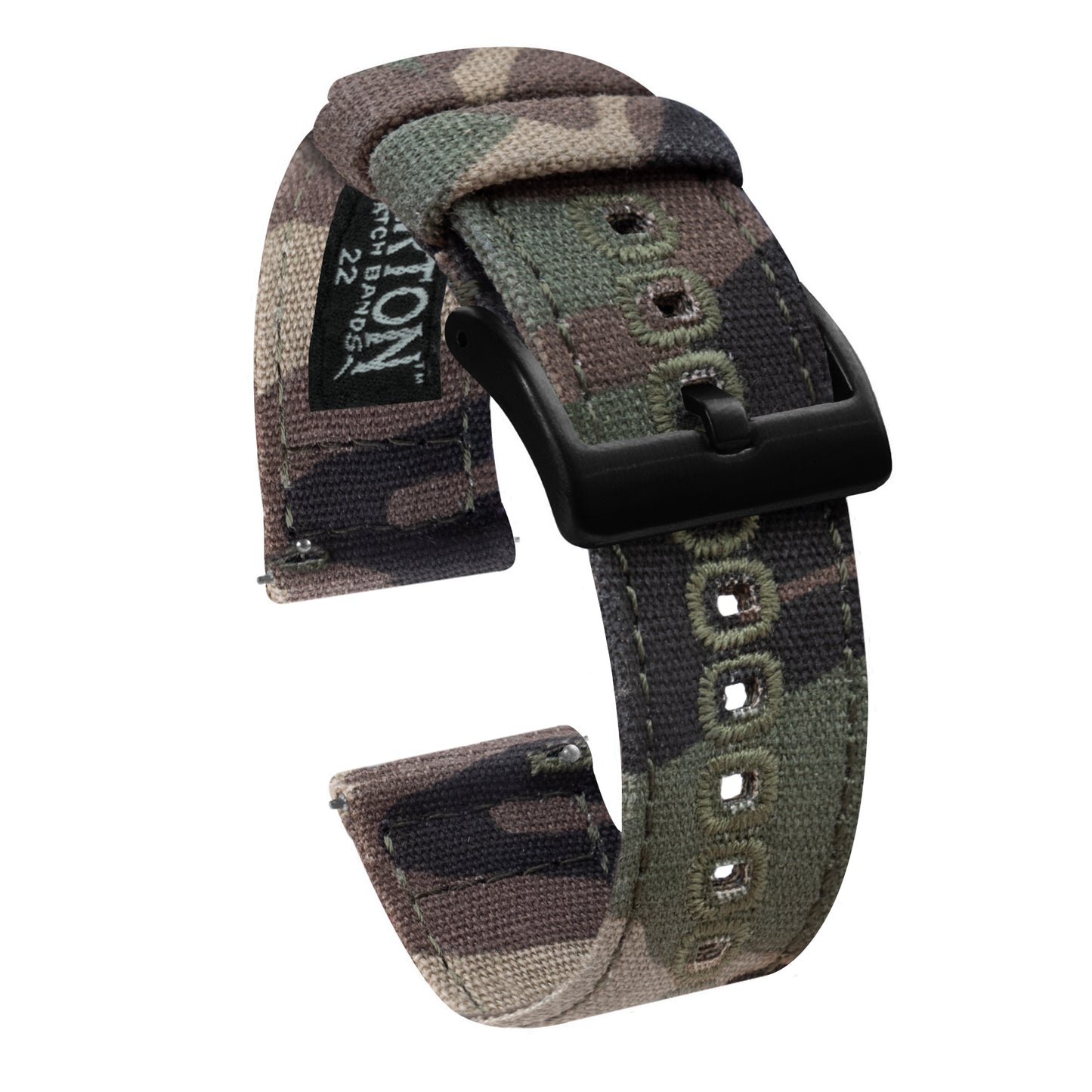 Samsung Galaxy Watch Active | Camouflage Canvas - Barton Watch Bands