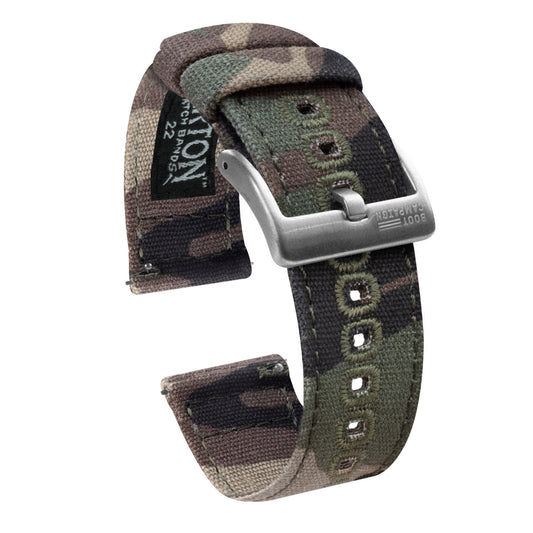 Samsung Galaxy Watch Active 2 | Camouflage Canvas - Barton Watch Bands