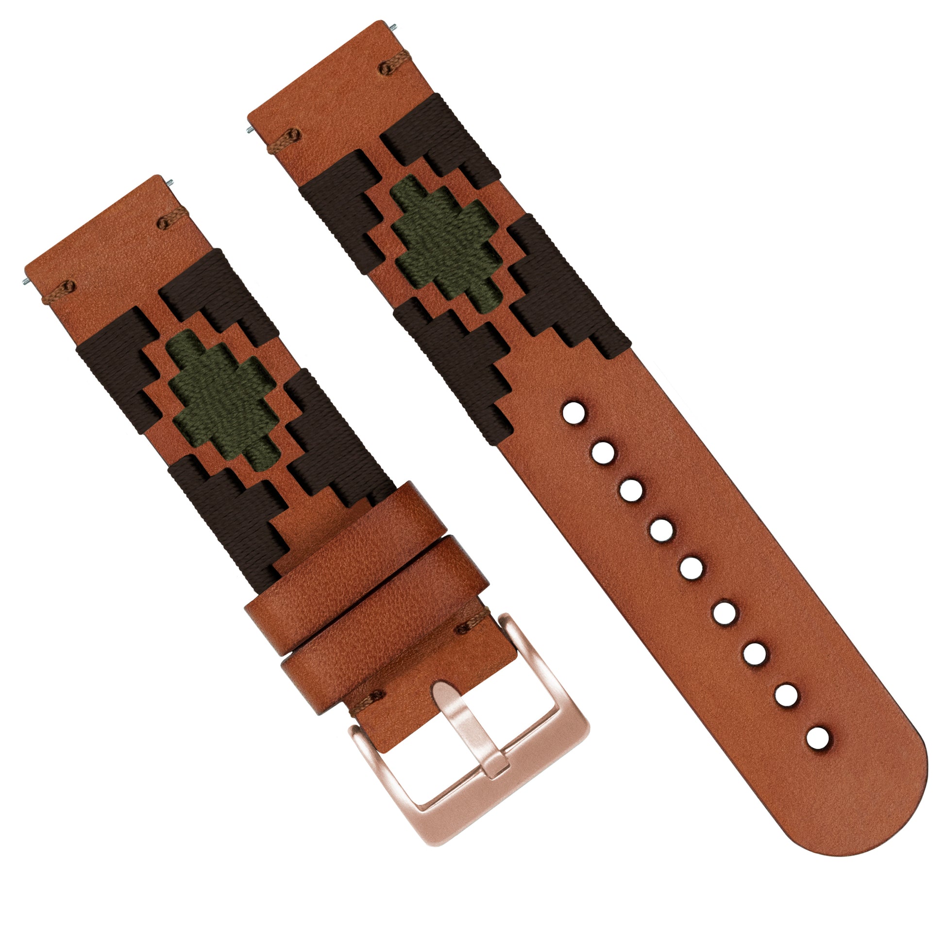 Brown & Green | Gaucho - Barton Watch Bands