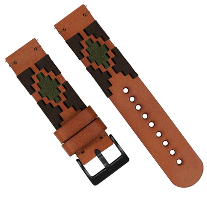 Brown & Green | Gaucho - Barton Watch Bands