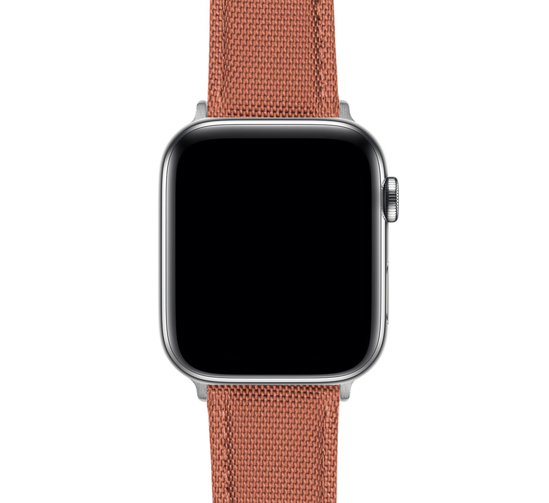 Apple Watch Copper Orange Sailcloth Watch Band