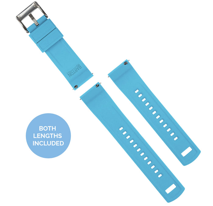 Samsung Galaxy Watch5 | Elite Silicone | Flatwater Blue - Barton Watch Bands