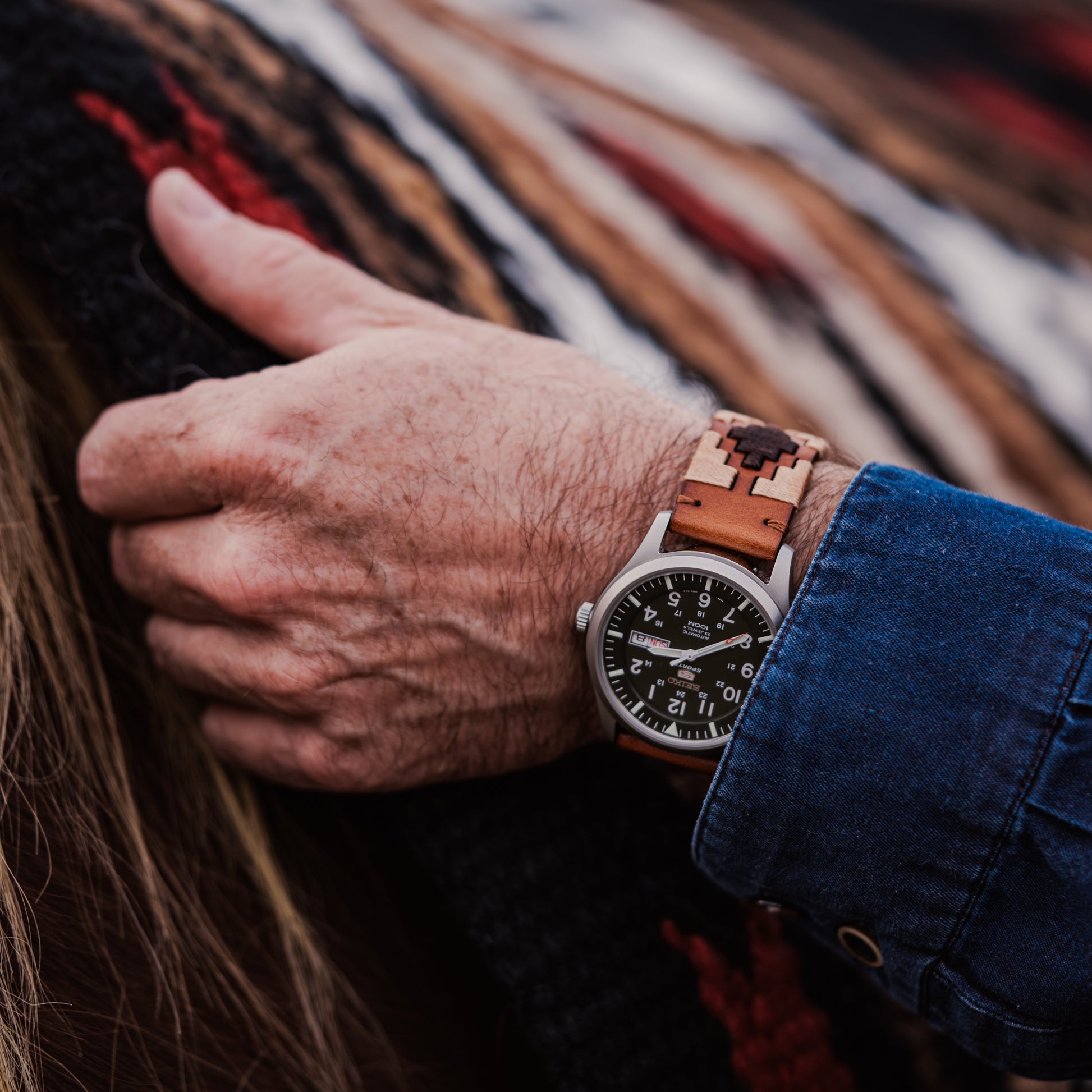 Khaki & Brown | Gaucho - Barton Watch Bands