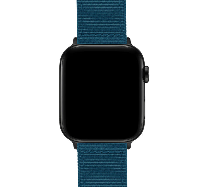 Apple Watch | Two-piece NATO® style | Steel Blue - Barton Watch Bands