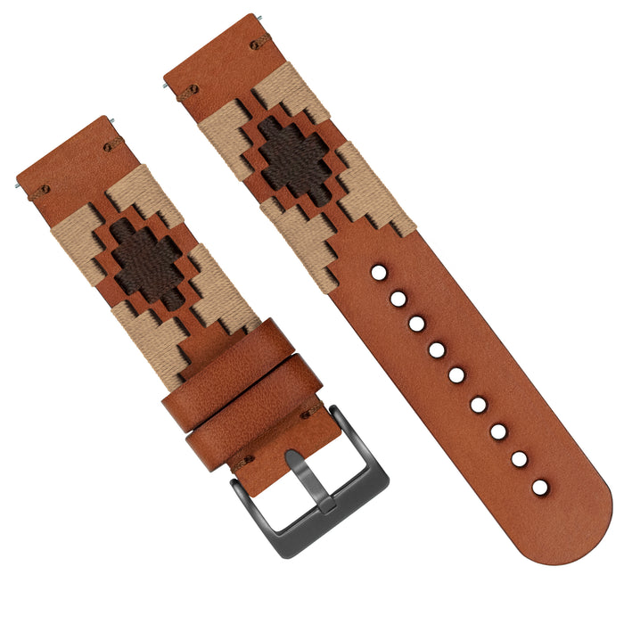 Khaki & Brown | Gaucho - Barton Watch Bands