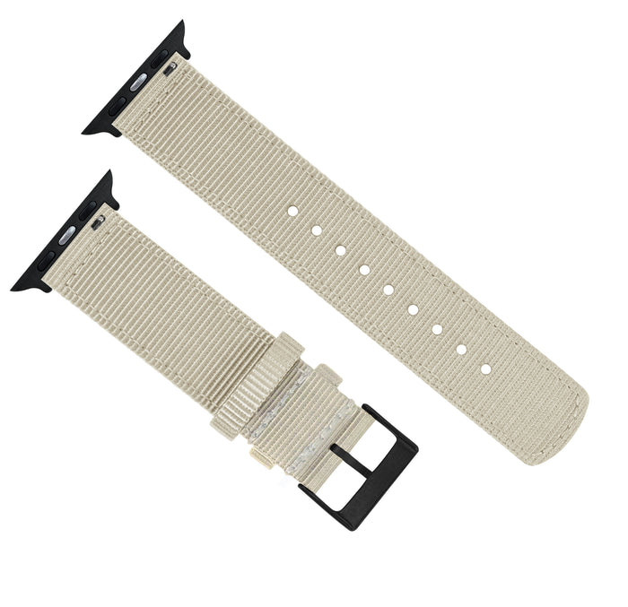 Apple Watch | Two-piece NATO Style | Khaki Tan - Barton Watch Bands