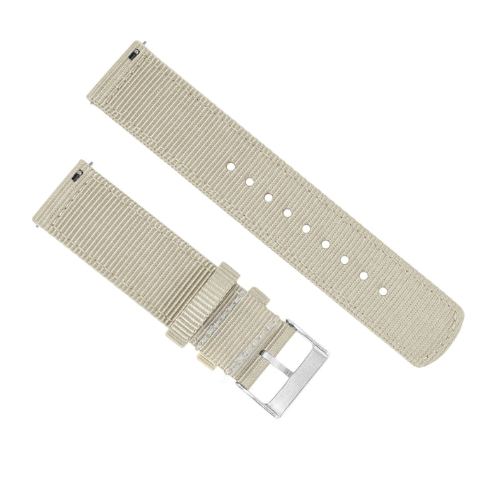 Samsung Galaxy Watch Active | Two-Piece NATO® style | Khaki Tan - Barton Watch Bands