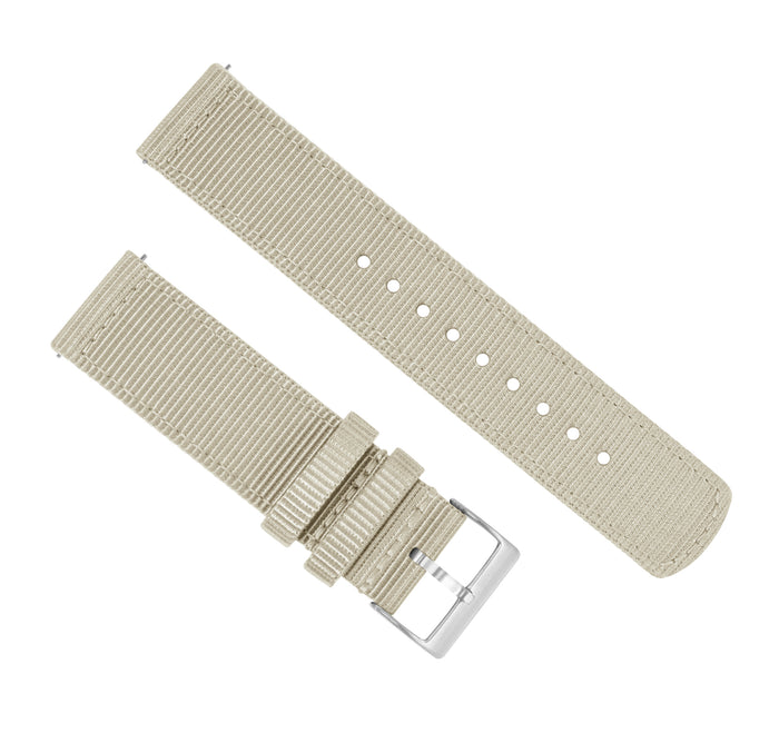 Samsung Galaxy Watch Active | Two-Piece NATO® style | Khaki Tan - Barton Watch Bands