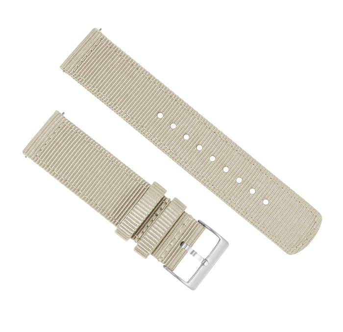 Samsung Galaxy Watch | Two-Piece NATO® style | Khaki Tan - Barton Watch Bands