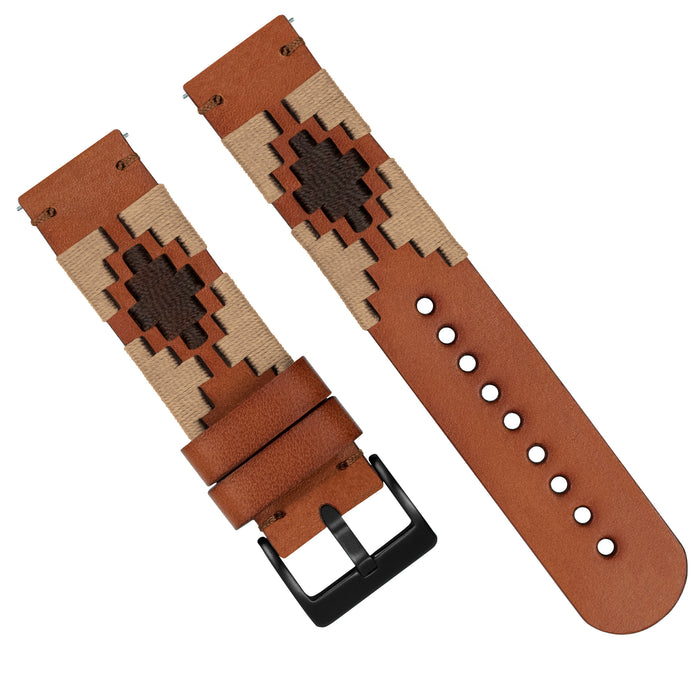 Khaki & Brown | Gaucho - Barton Watch Bands