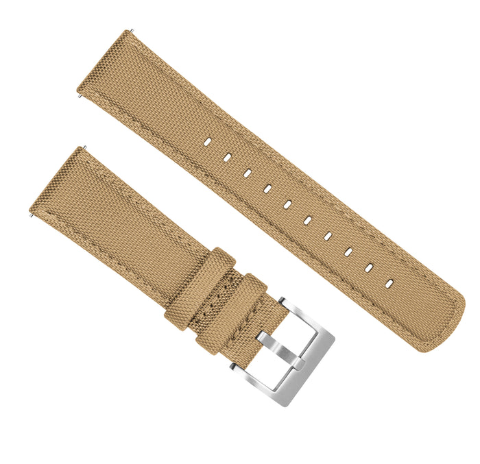 Fossil Sport | Sailcloth Quick Release | Khaki Tan - Barton Watch Bands