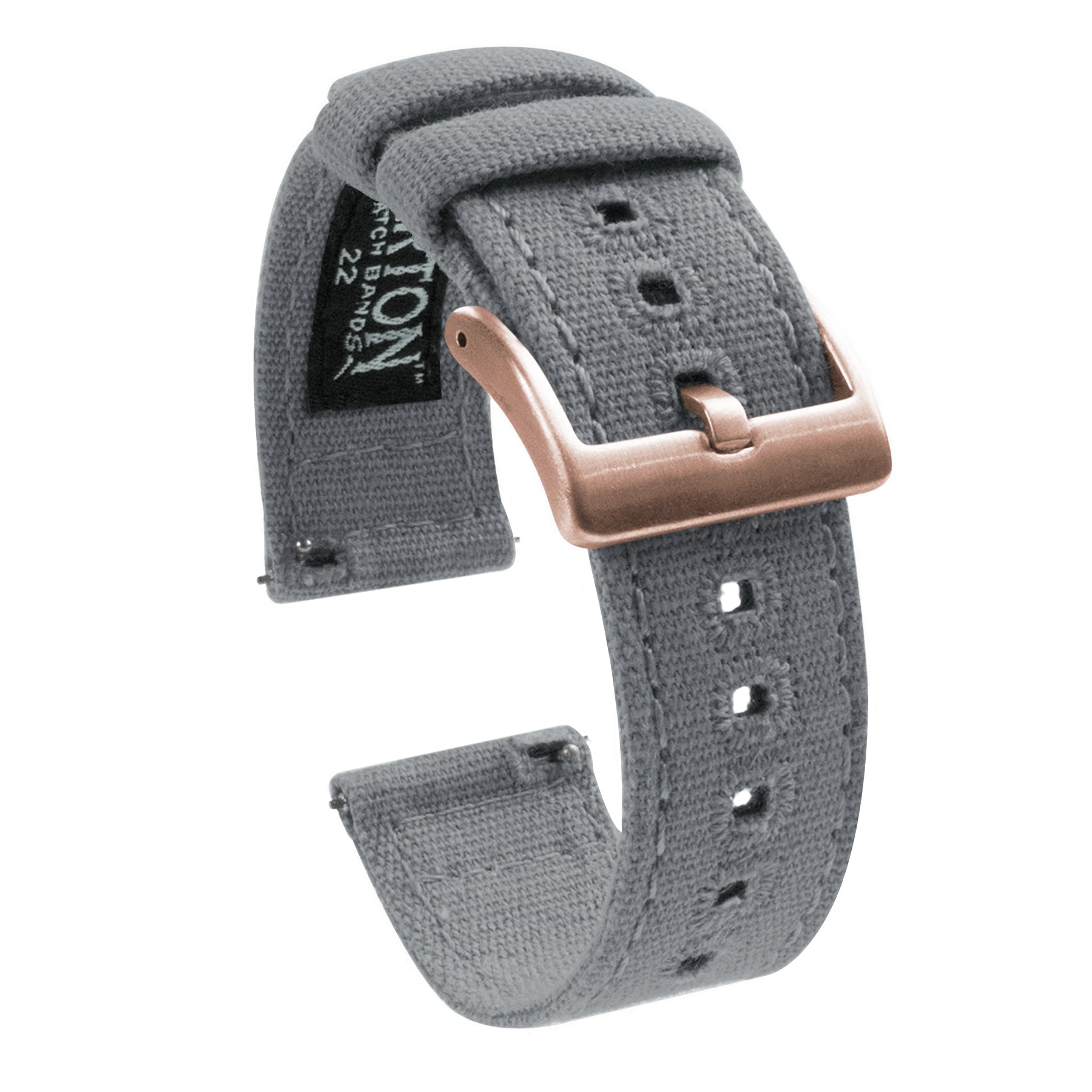 Barton Watch Bands Grey Camouflage | Crafted Canvas