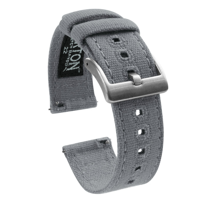 Cool Grey | Crafted Canvas - Barton Watch Bands