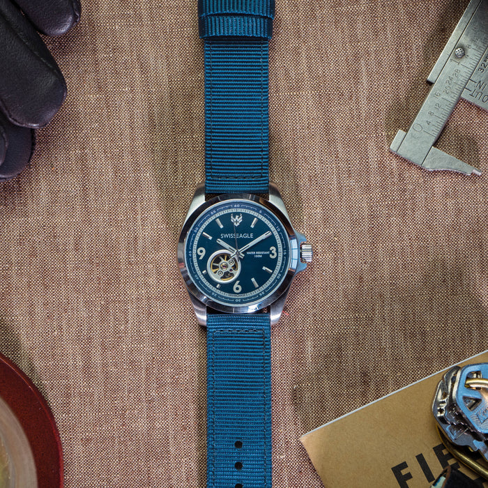 Steel Blue | Two-Piece NATO® style - Barton Watch Bands