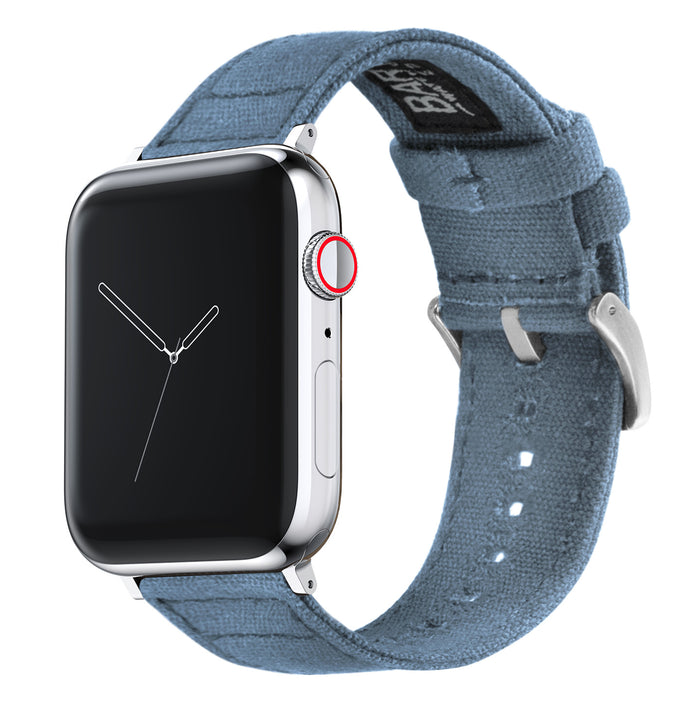 Apple Watch | Nantucket Blue Canvas - Barton Watch Bands