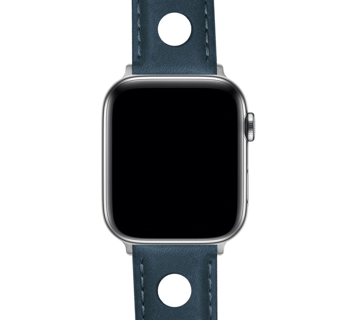 Apple Watch | Navy Blue Rally Horween Leather - Barton Watch Bands