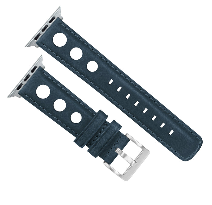 Apple Watch | Navy Blue Rally Horween Leather - Barton Watch Bands