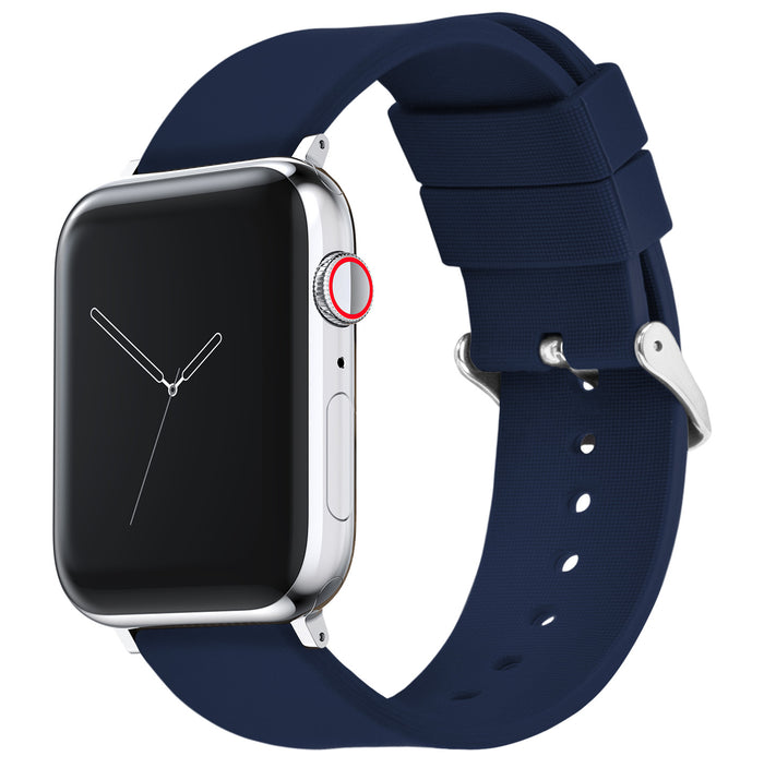 Apple Watch | Silicone | Navy Blue - Barton Watch Bands