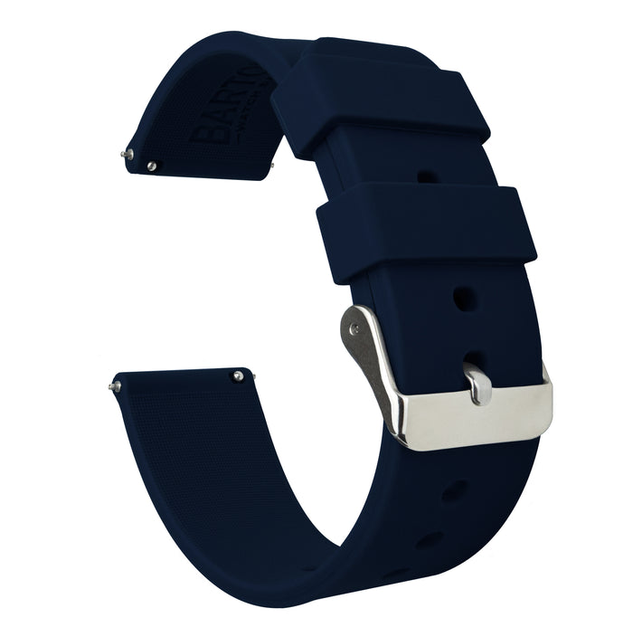 Samsung Galaxy Watch4 | Silicone | Navy Blue - Barton Watch Bands