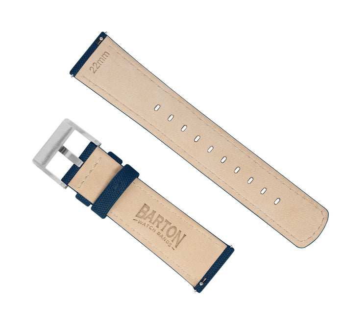 Fossil Sport | Sailcloth Quick Release | Navy Blue - Barton Watch Bands