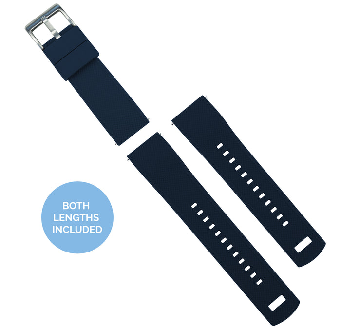 Samsung Galaxy Watch3 | Elite Silicone | Navy Blue - Barton Watch Bands