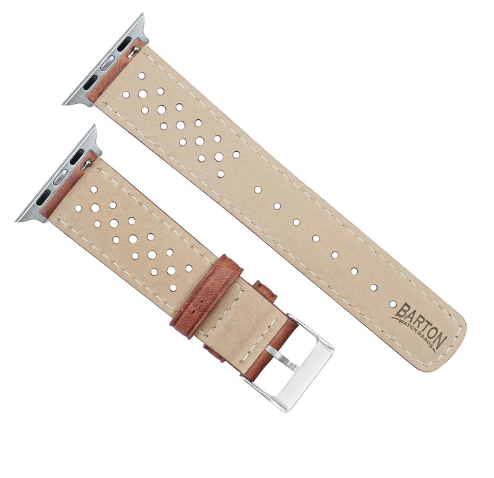 Apple Watch | Caramel Brown Racing Horween Leather - Barton Watch Bands