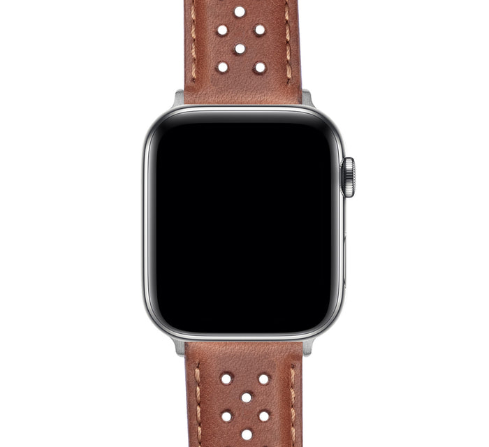 Apple Watch | Caramel Brown Racing Horween Leather - Barton Watch Bands