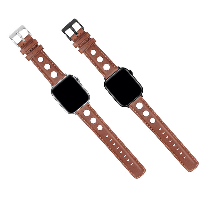 Apple Watch | Caramel Brown Rally Horween Leather - Barton Watch Bands