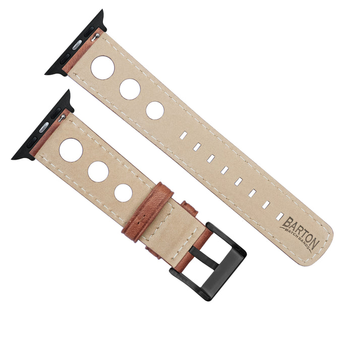 Apple Watch | Caramel Brown Rally Horween Leather - Barton Watch Bands