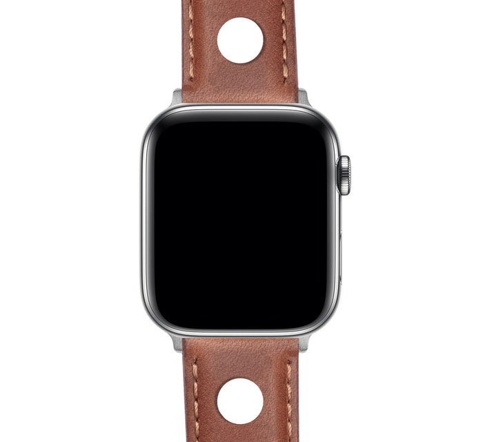 Apple Watch | Caramel Brown Rally Horween Leather - Barton Watch Bands