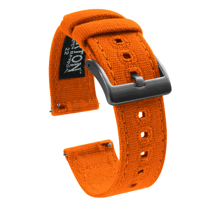 Pumpkin Orange | Crafted Canvas - Barton Watch Bands