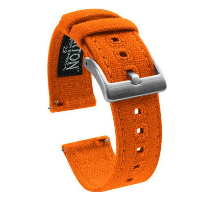 MOONSWATCH Bip | Pumpkin Orange Canvas - Barton Watch Bands