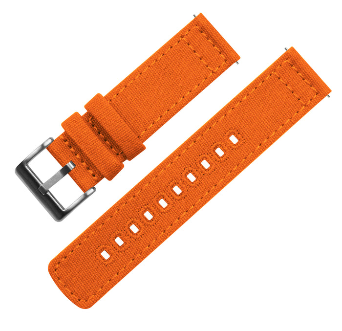 Samsung Galaxy Watch Active | Pumpkin Orange Canvas - Barton Watch Bands